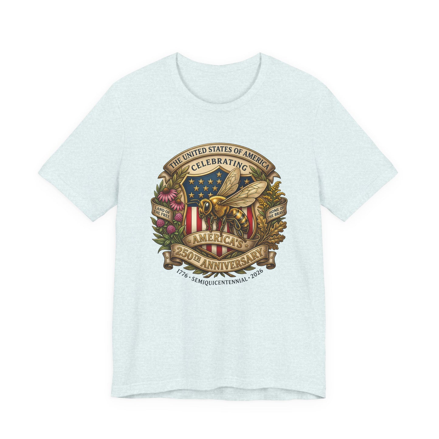 Celebrating America 250th Anniversary Bee Emblem