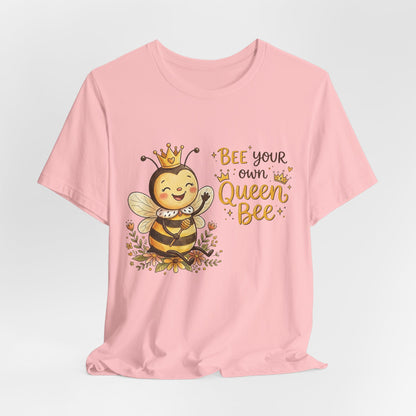 "Bee Your Own Queen Bee" Cute Cartoon Bee Tee
