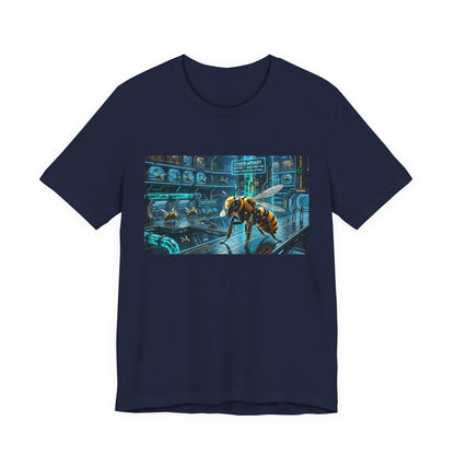 Neon Futuristic Wasp City Graphic Tee