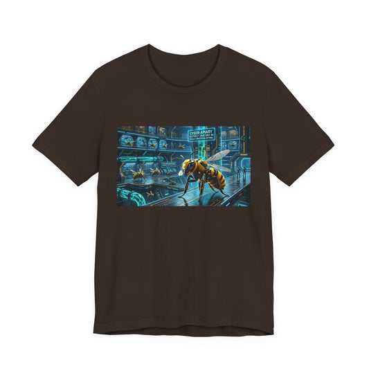 Neon Futuristic Wasp City Graphic Tee