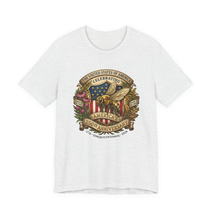 Celebrating America 250th Anniversary Bee Emblem