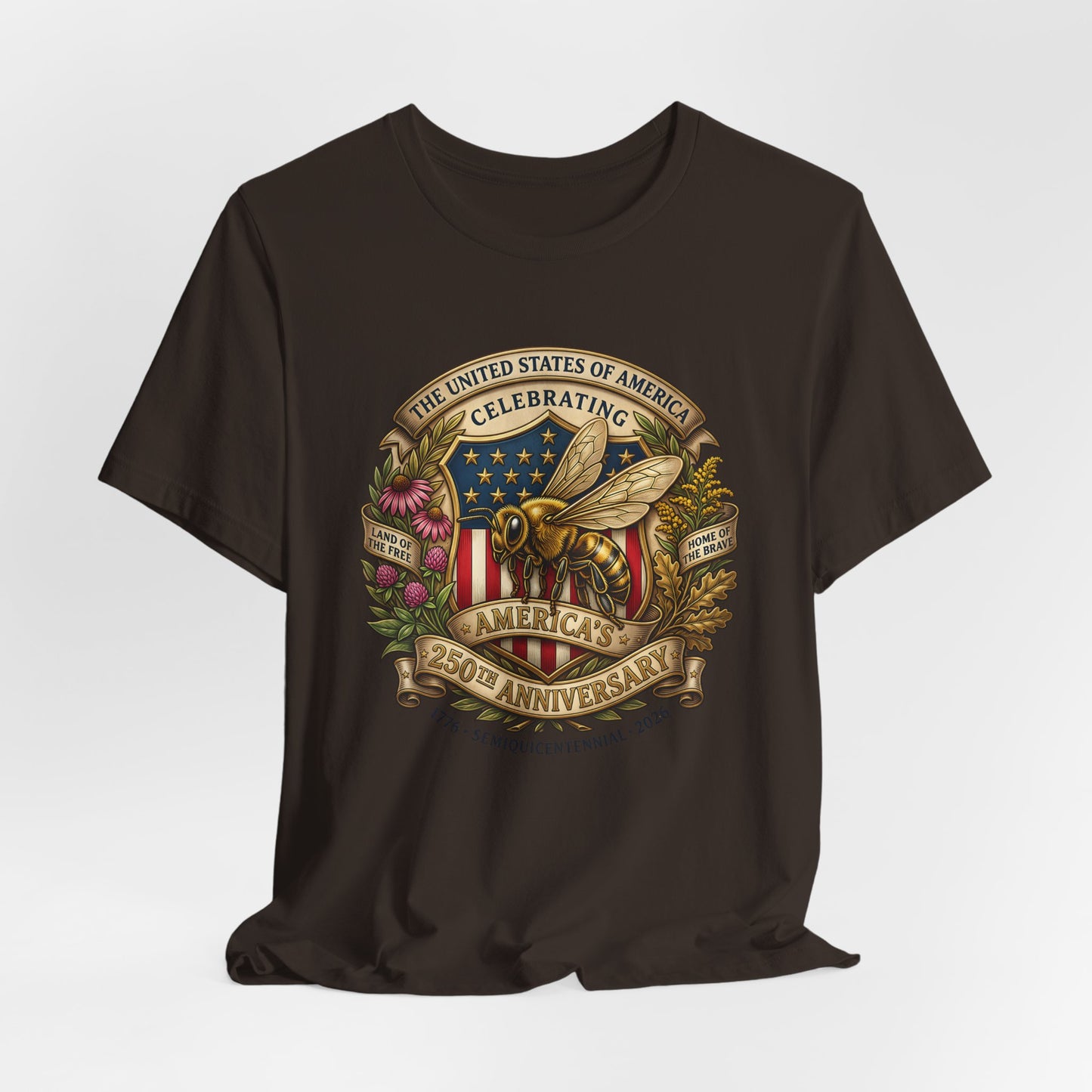 Celebrating America 250th Anniversary Bee Emblem
