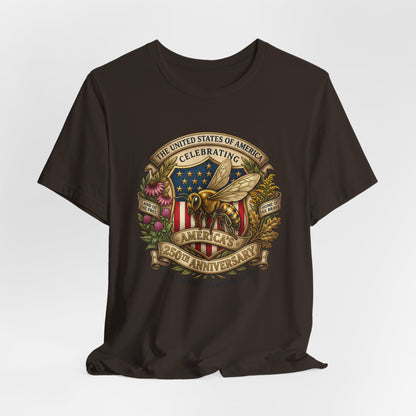 Celebrating America 250th Anniversary Bee Emblem