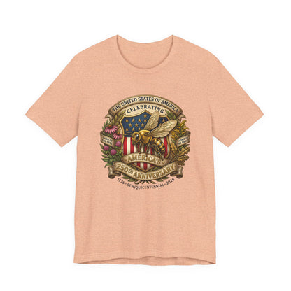 Celebrating America 250th Anniversary Bee Emblem