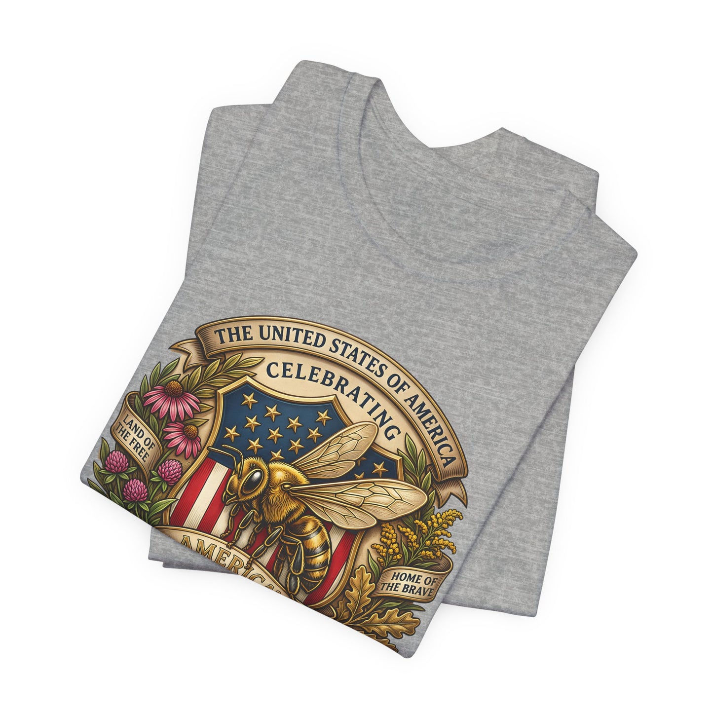 Celebrating America 250th Anniversary Bee Emblem