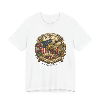 Celebrating America 250th Anniversary Bee Emblem