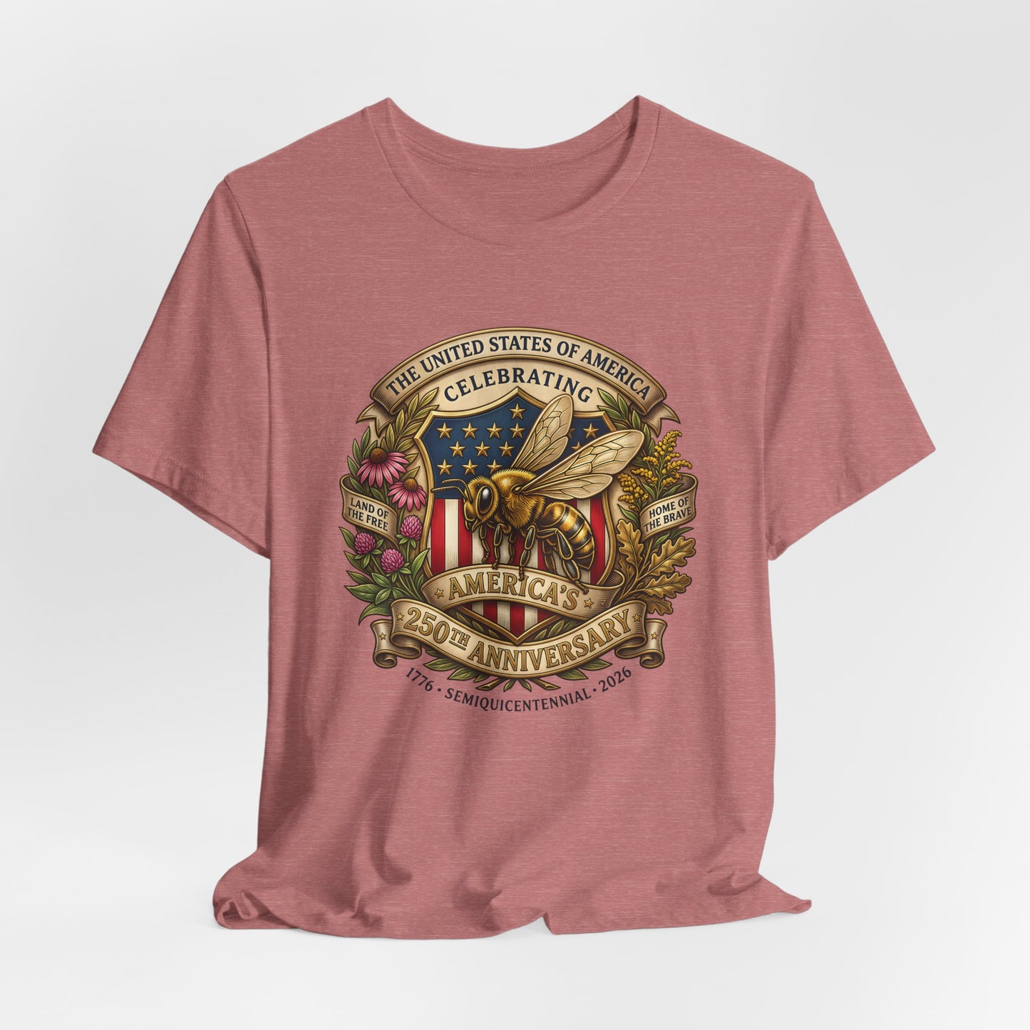 Celebrating America 250th Anniversary Bee Emblem