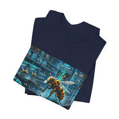 Neon Futuristic Wasp City Graphic Tee