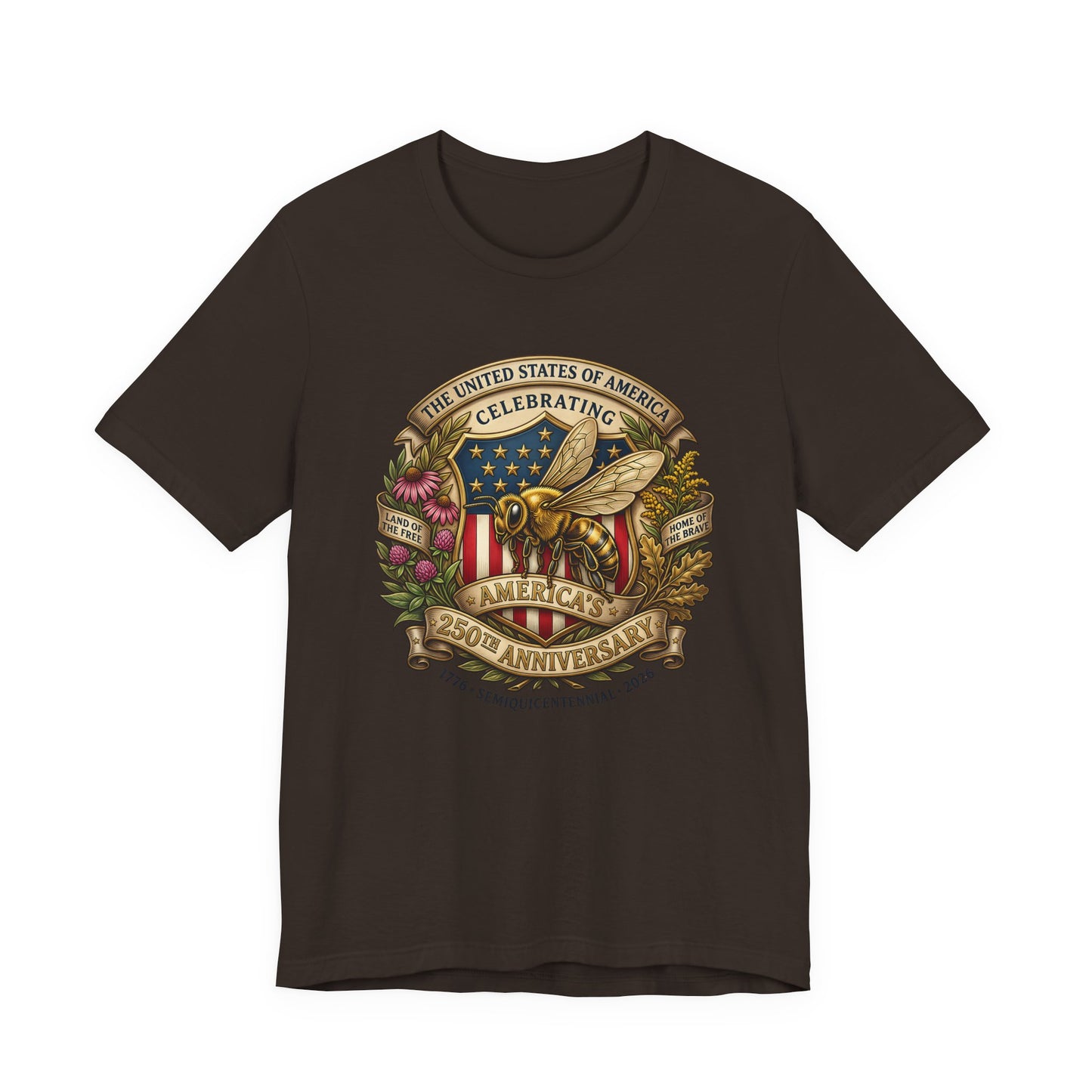 Celebrating America 250th Anniversary Bee Emblem