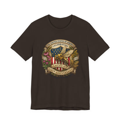 Celebrating America 250th Anniversary Bee Emblem
