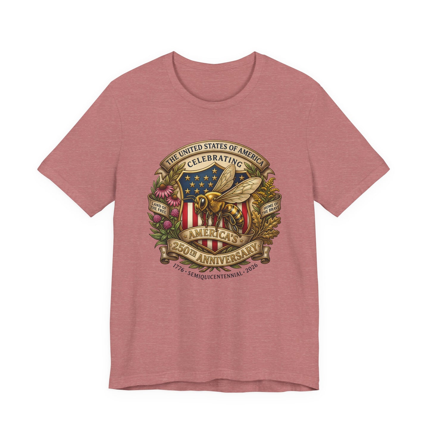 Celebrating America 250th Anniversary Bee Emblem