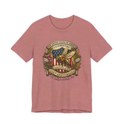 Celebrating America 250th Anniversary Bee Emblem