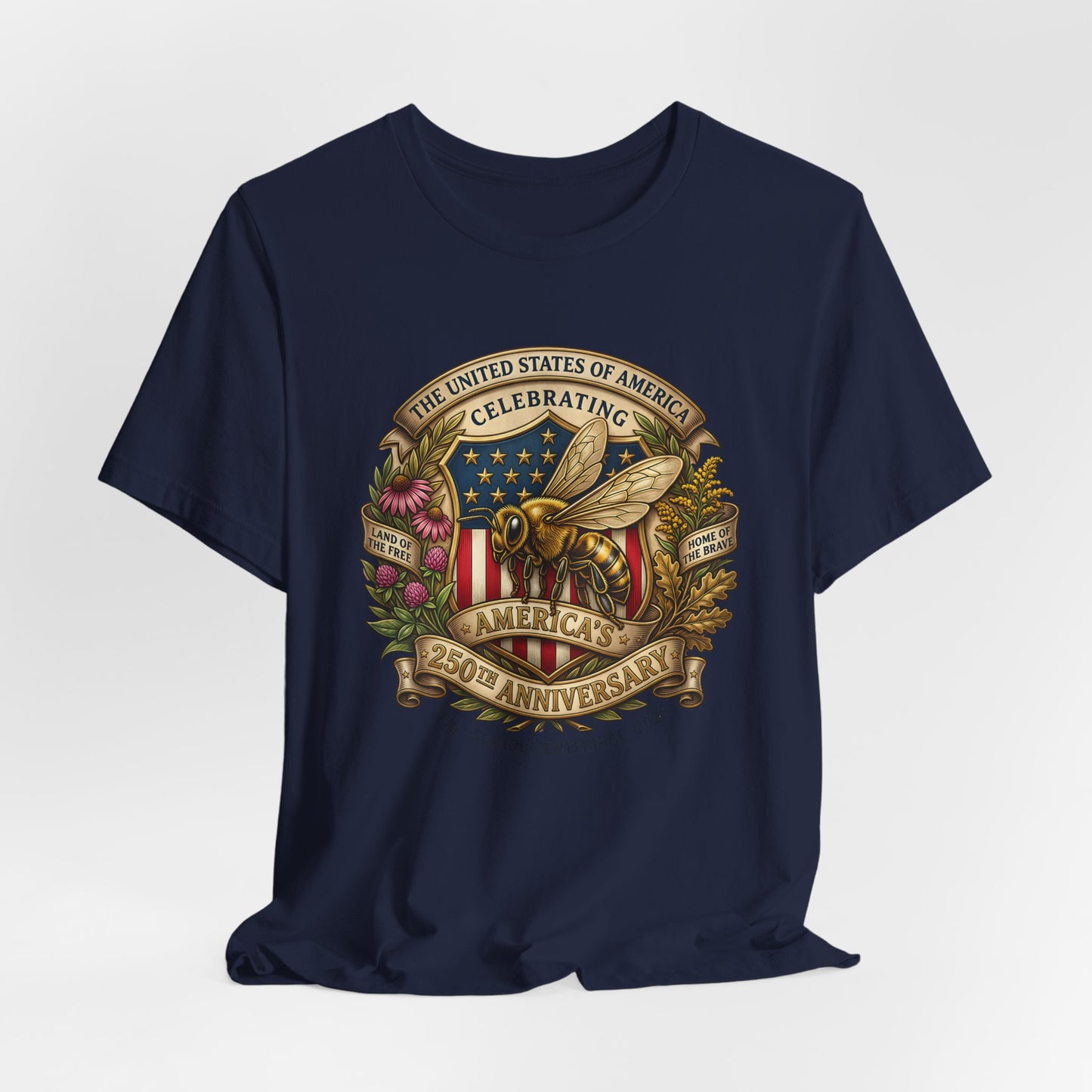 Celebrating America 250th Anniversary Bee Emblem