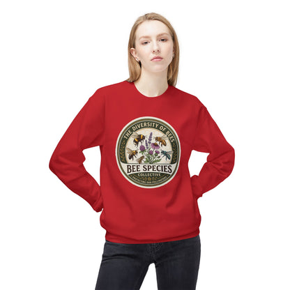 Bee Species Crewneck Sweatshirt — The Diversity of Bees Floral Nature Graphic
