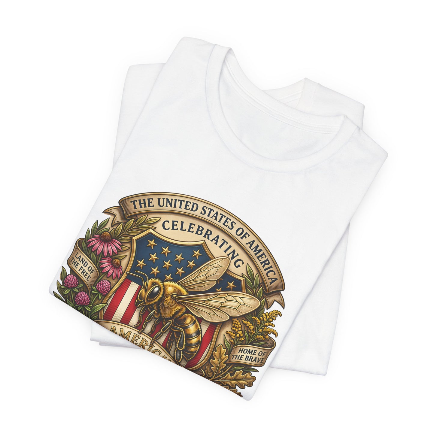 Celebrating America 250th Anniversary Bee Emblem