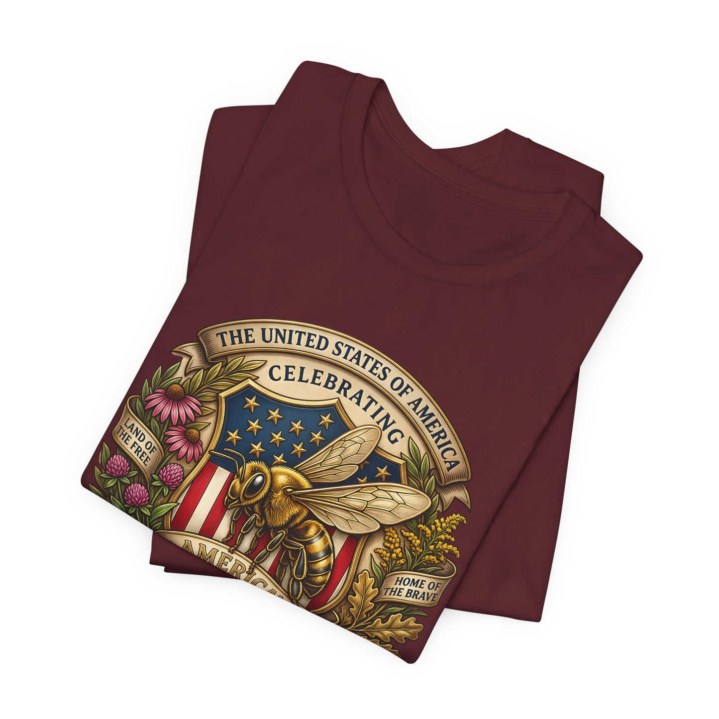 Celebrating America 250th Anniversary Bee Emblem