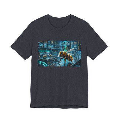 Neon Futuristic Wasp City Graphic Tee