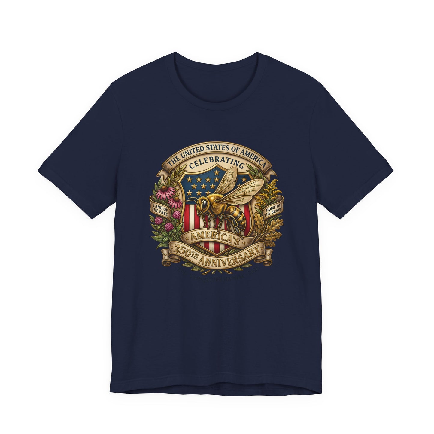 Celebrating America 250th Anniversary Bee Emblem