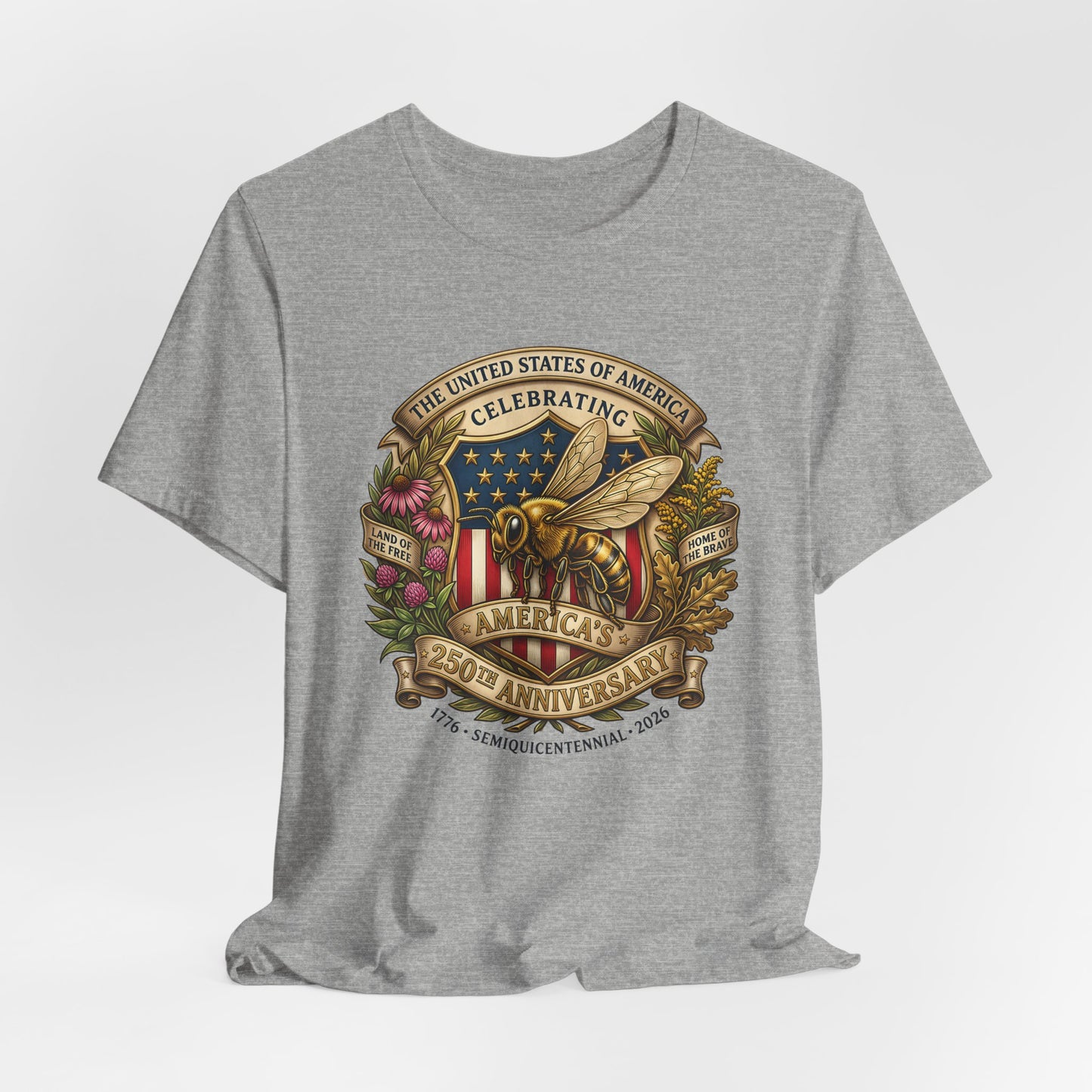 Celebrating America 250th Anniversary Bee Emblem