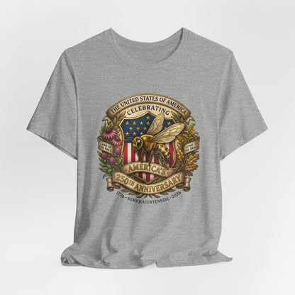 Celebrating America 250th Anniversary Bee Emblem