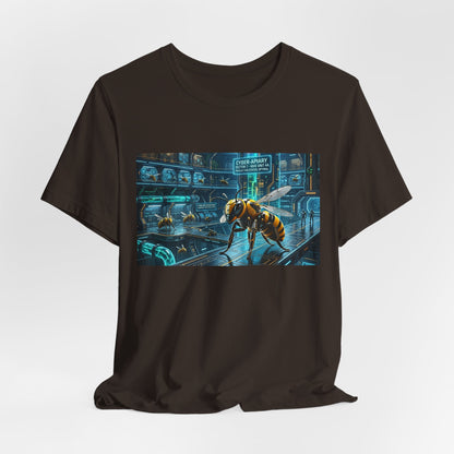 Neon Futuristic Wasp City Graphic Tee