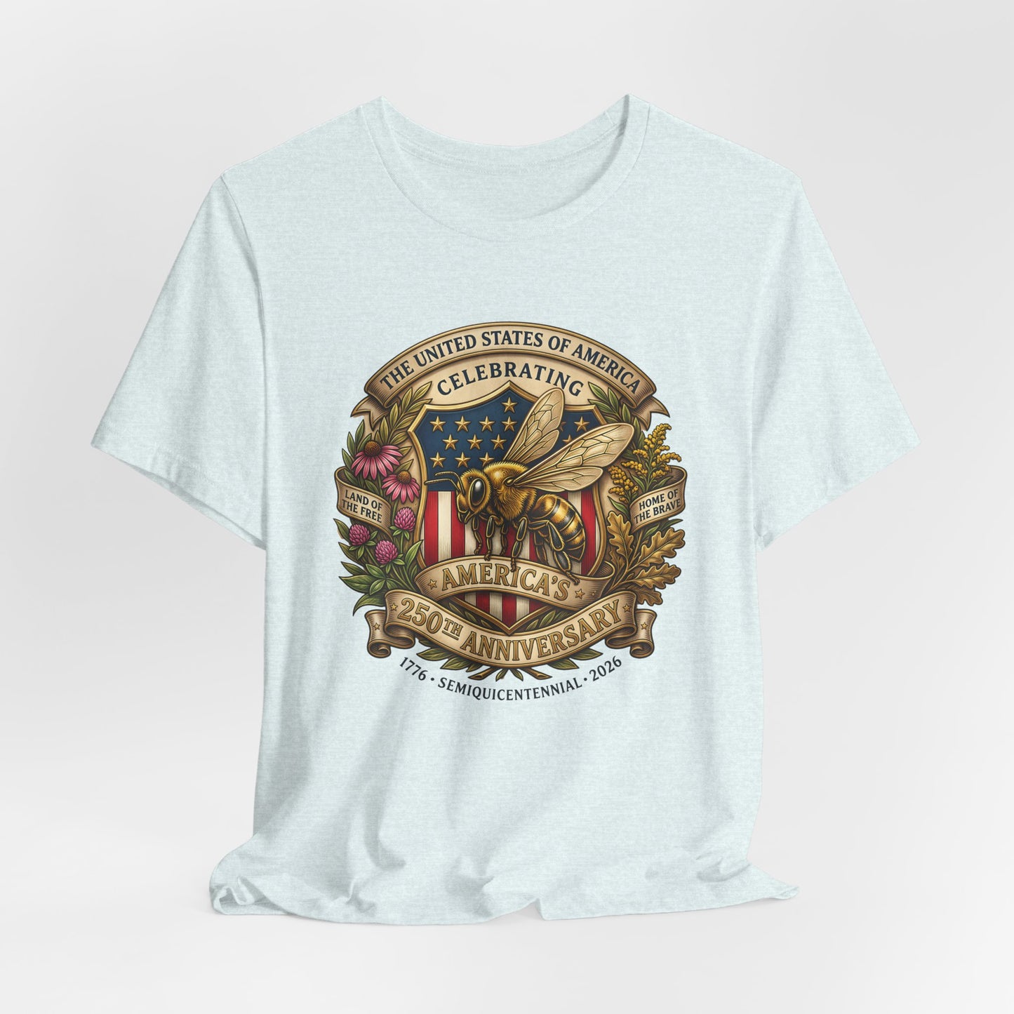 Celebrating America 250th Anniversary Bee Emblem